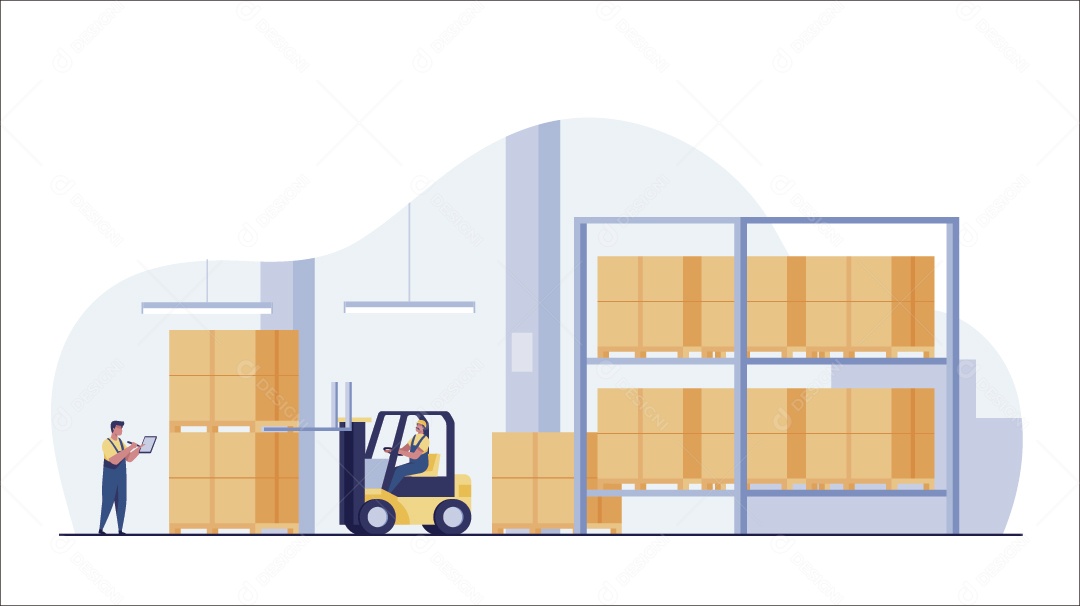 Transportadora Ilustração Vetor EPS