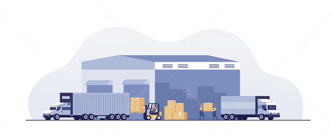 Transportadora Ilustração Vetor EPS