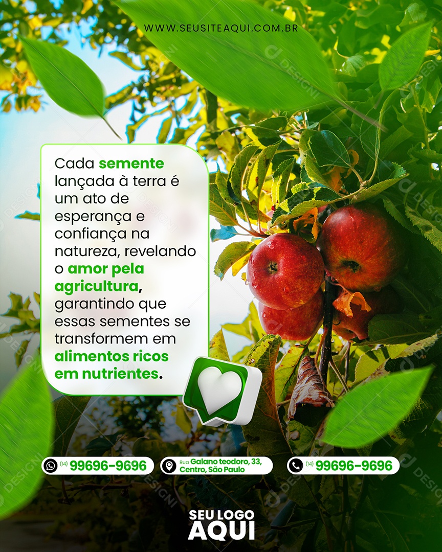 Story Alimento Ricos Em Nutrientes Agro Social Media PSD Editável