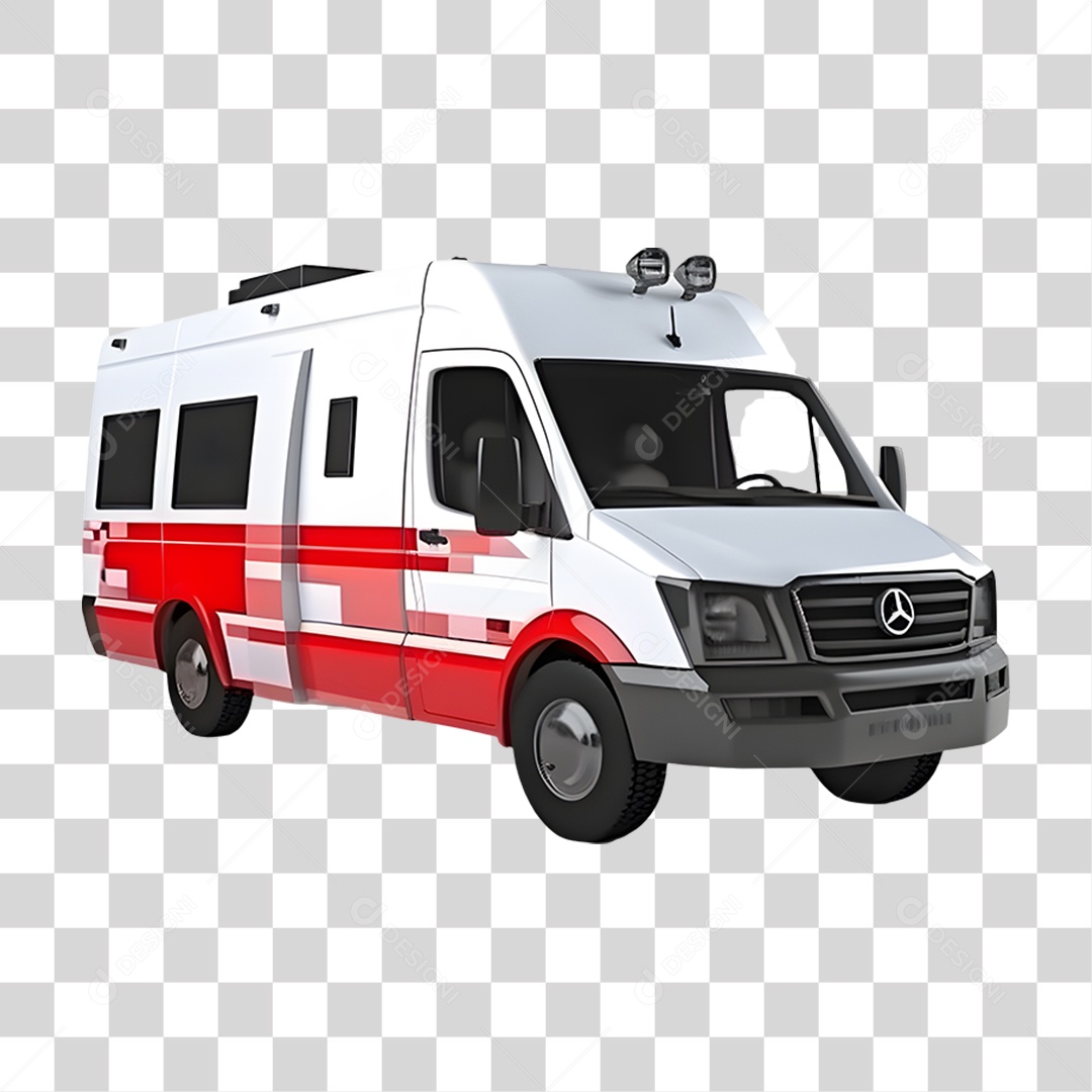 Ambulância Samu PNG Transparente