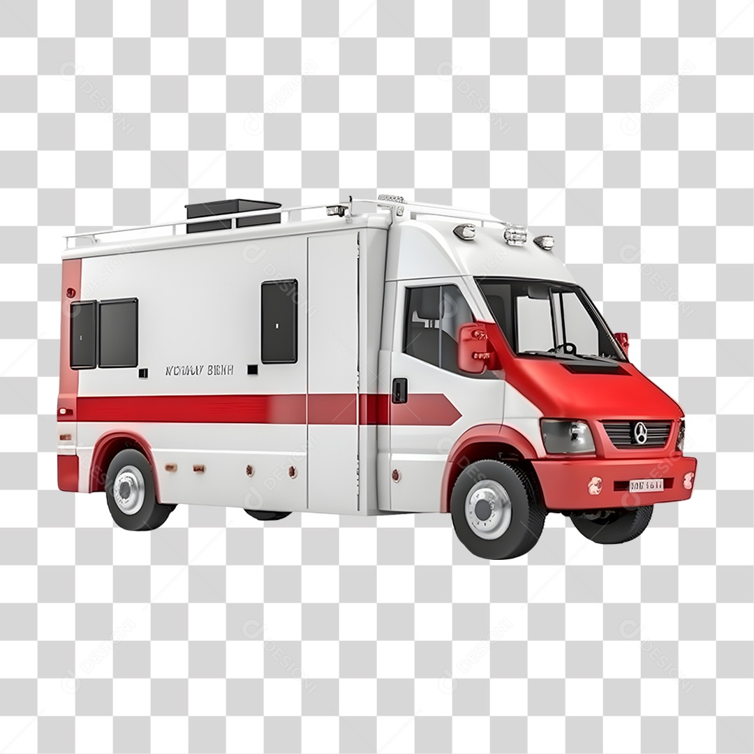 Ambulância Samu PNG Transparente