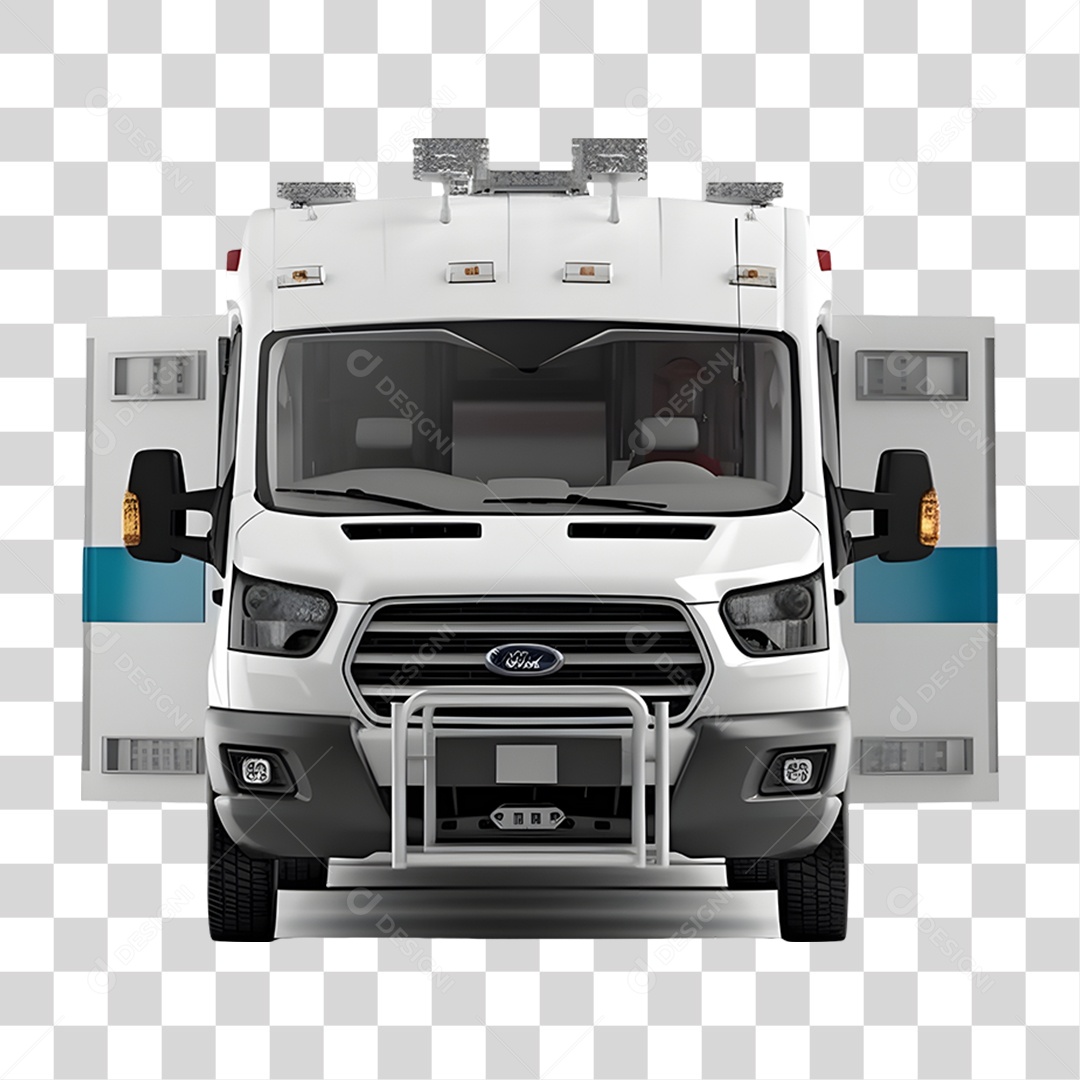Ambulância Samu PNG Transparente