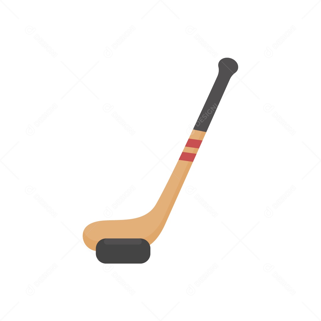 Taco de Hóquei Ilustração Vetor EPS