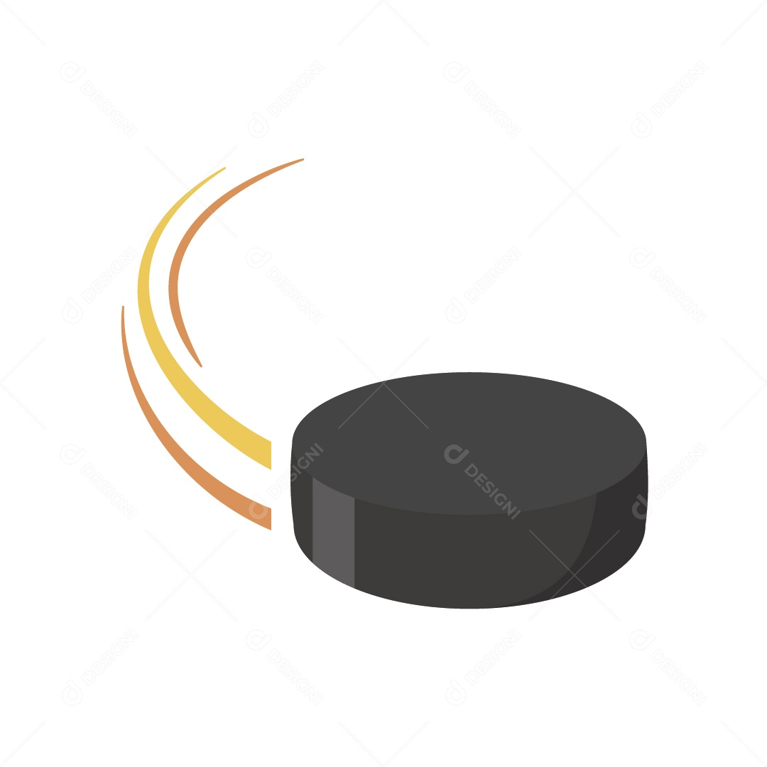 Bola de Hóquei Ilustração Vetor EPS