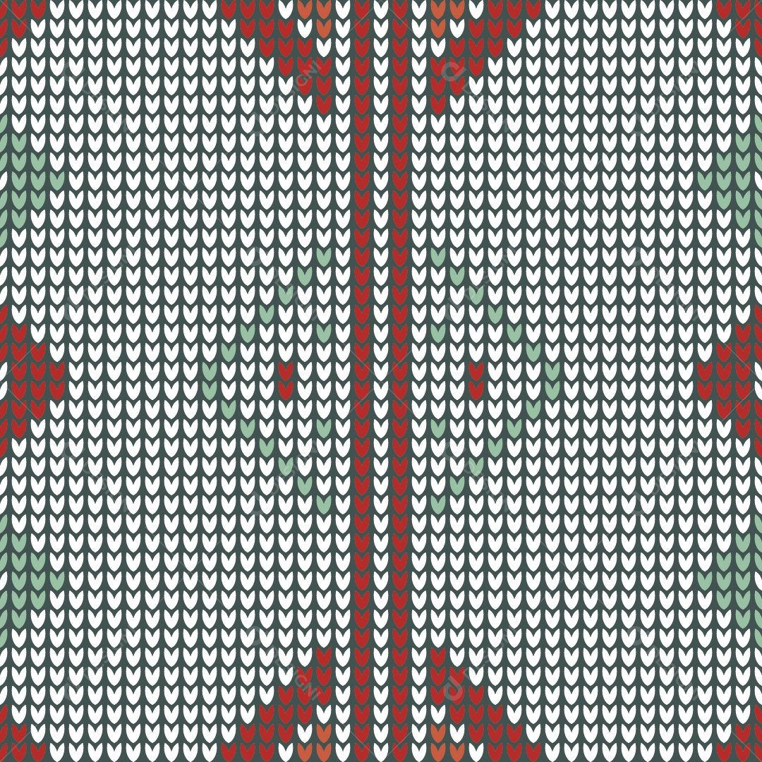 Padrões de Tricô Coloridos Ilustração Vetor EPS