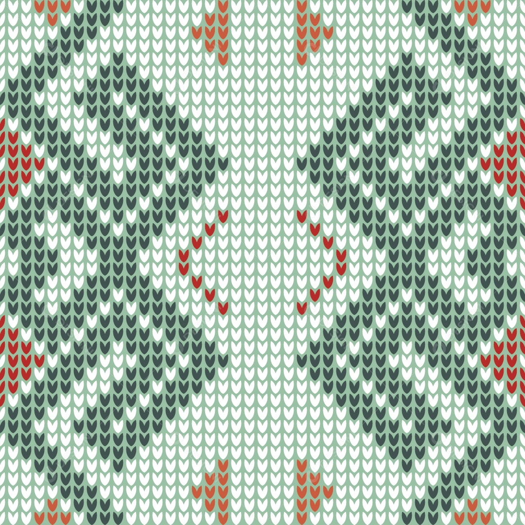 Padrões de Tricô Coloridos Ilustração Vetor EPS