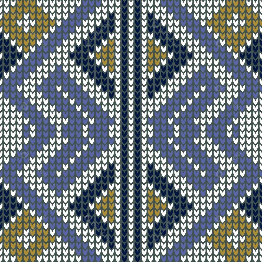 Padrões de Tricô Coloridos Ilustração Vetor EPS