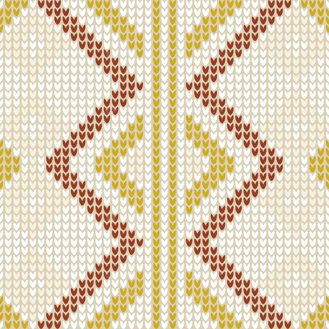 Padrões de Tricô Coloridos Ilustração Vetor EPS