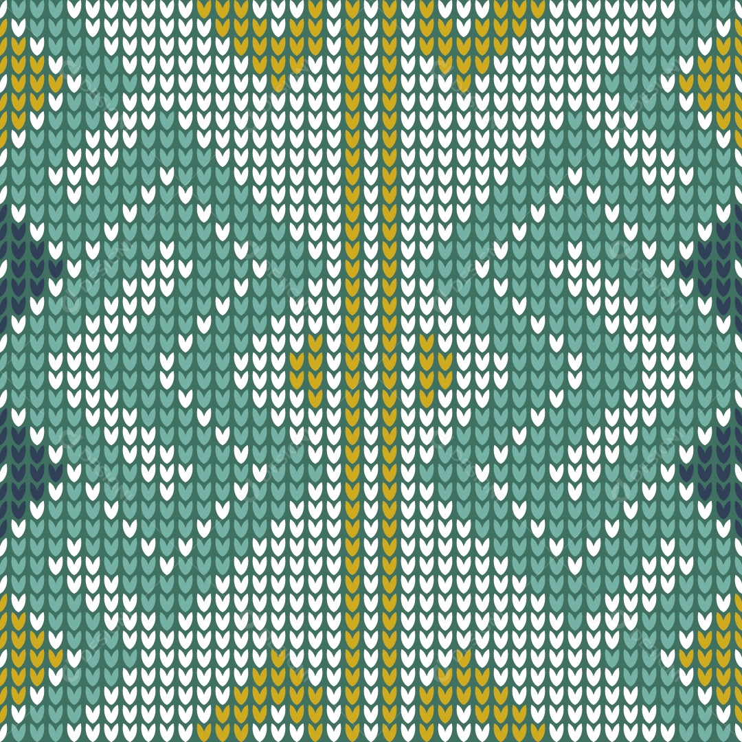 Padrões de Tricô Coloridos Ilustração Vetor EPS