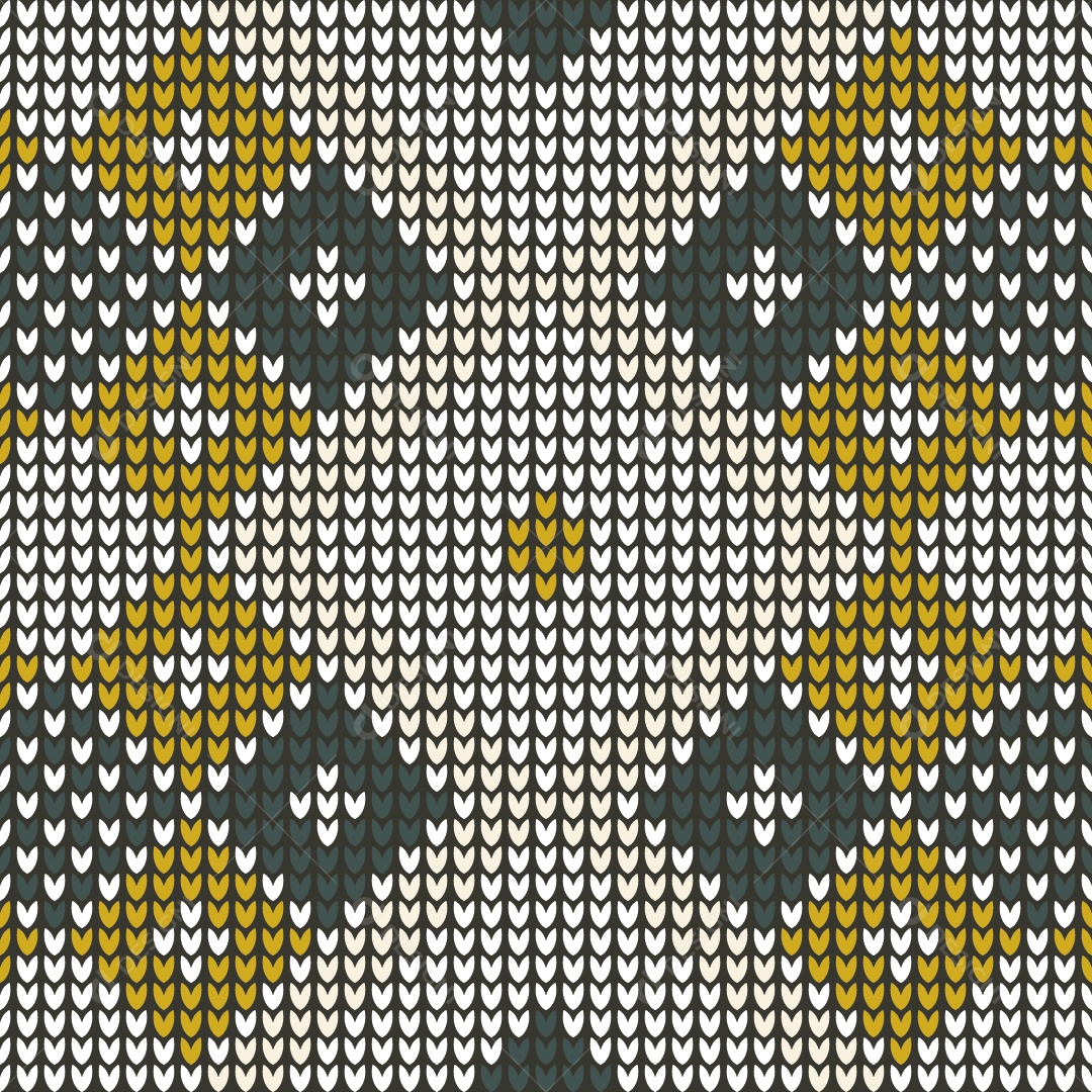 Padrões de Tricô Coloridos Ilustração Vetor EPS