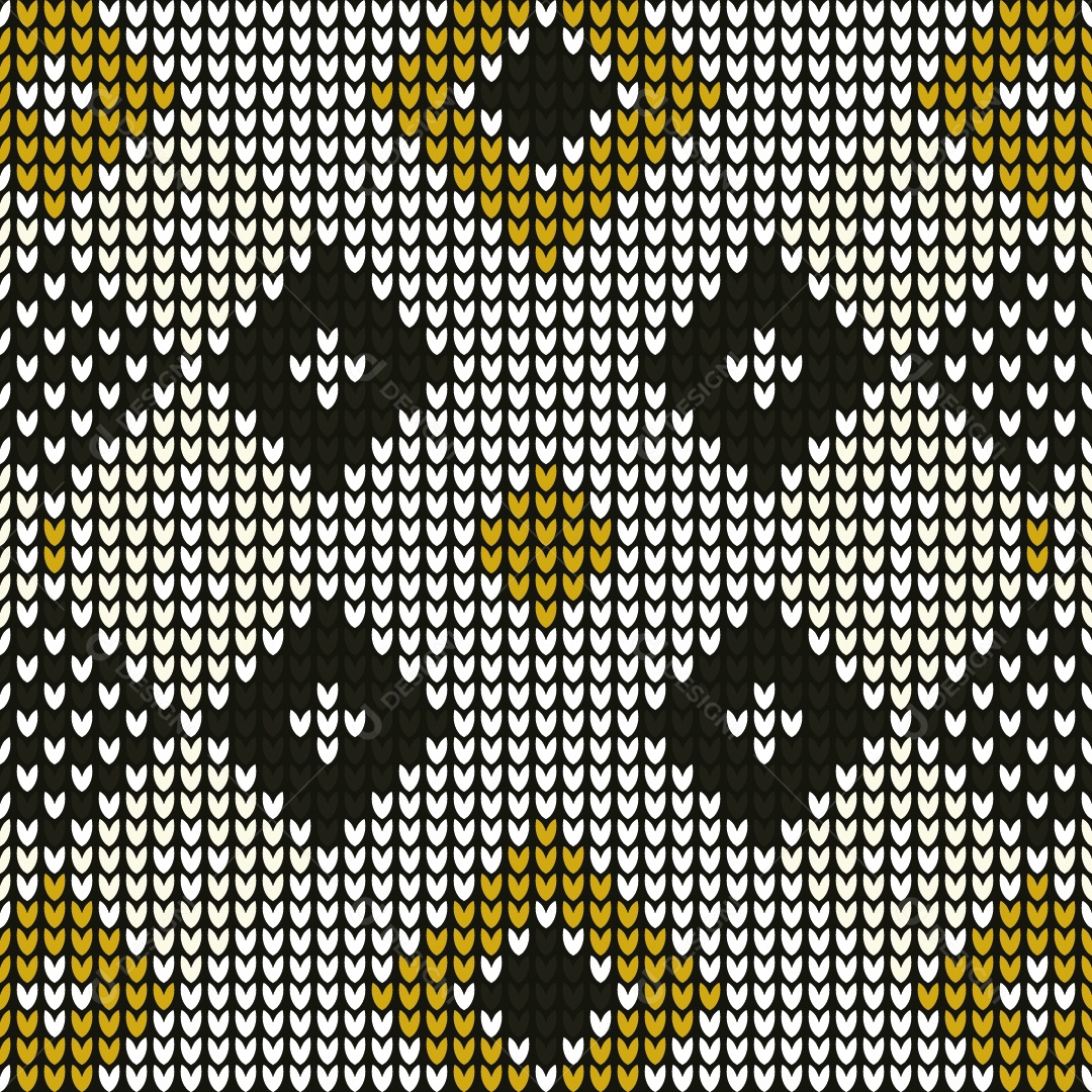 Padrões de Tricô Coloridos Ilustração Vetor EPS