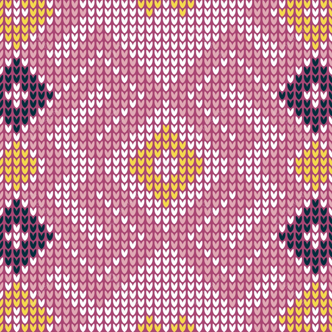 Padrões de Tricô Coloridos Ilustração Vetor EPS