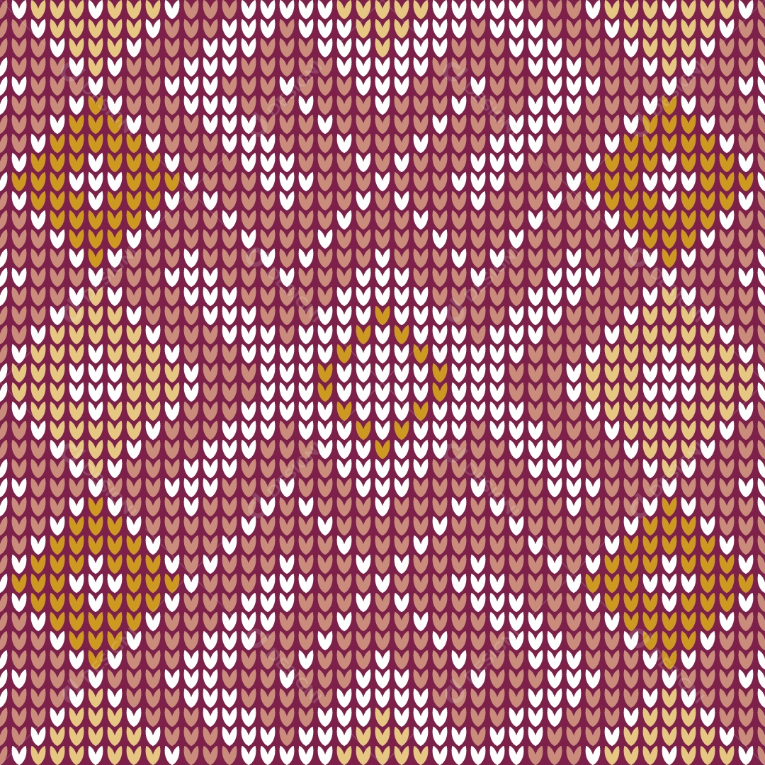 Padrões de Tricô Coloridos Ilustração Vetor EPS