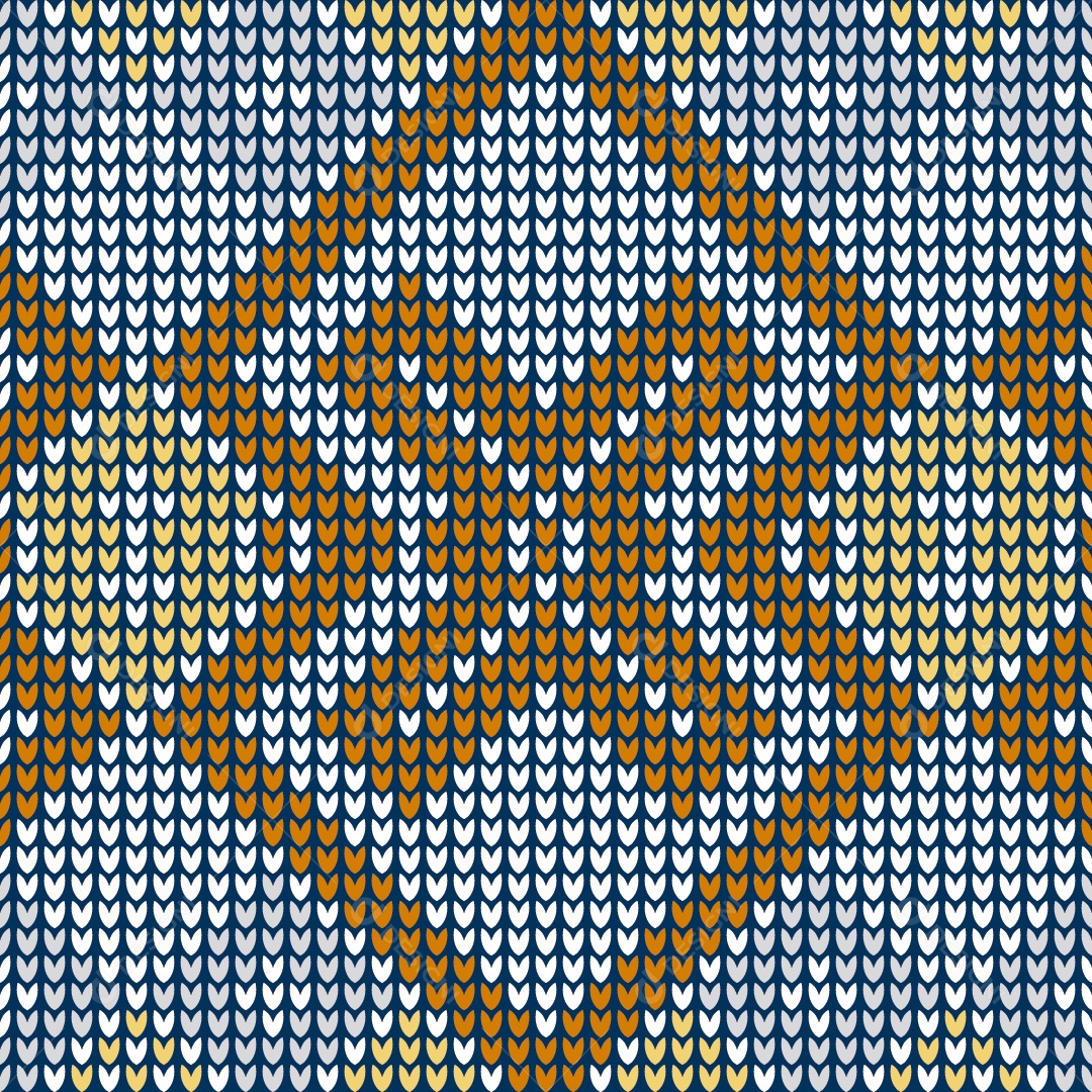 Padrões de Tricô Coloridos Ilustração Vetor EPS