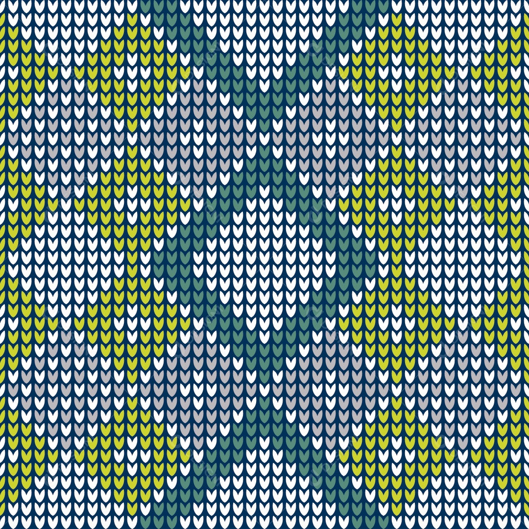 Padrões de Tricô Coloridos Ilustração Vetor EPS