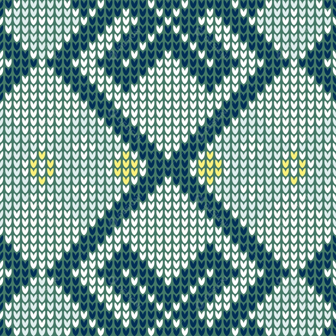 Padrões de Tricô Coloridos Ilustração Vetor EPS