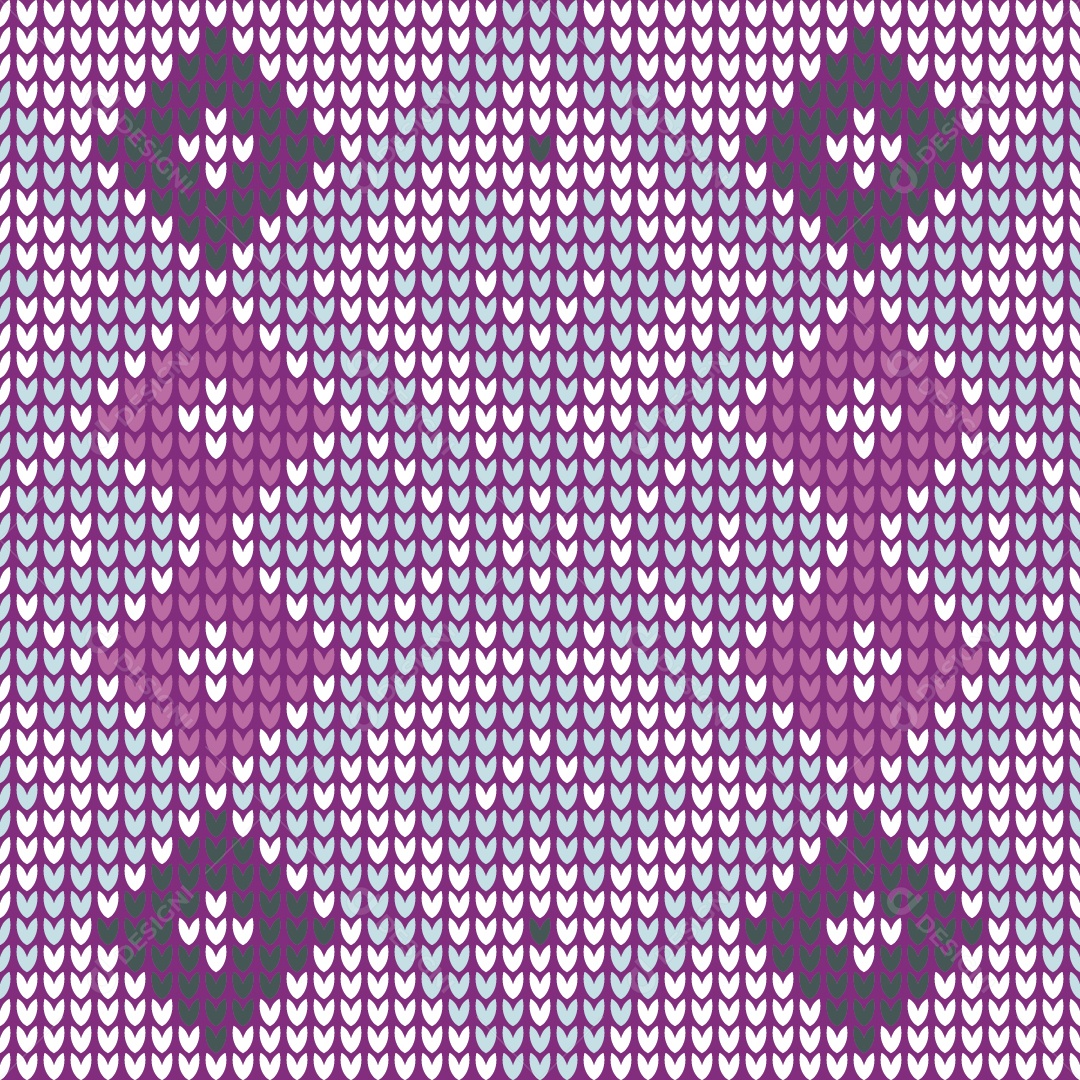 Padrões de Tricô Coloridos Ilustração Vetor EPS