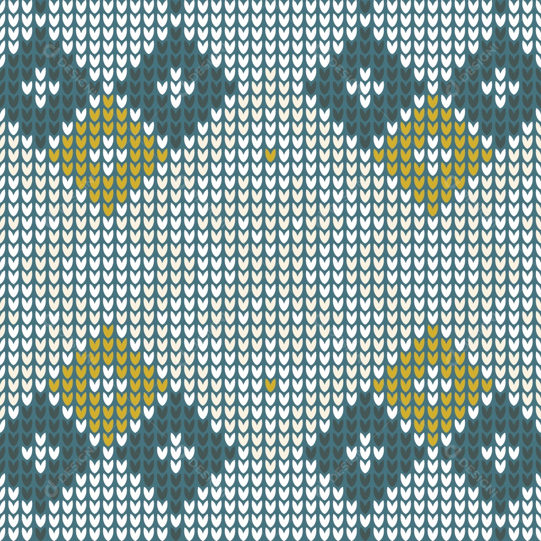 Padrões de Tricô Coloridos Ilustração Vetor EPS