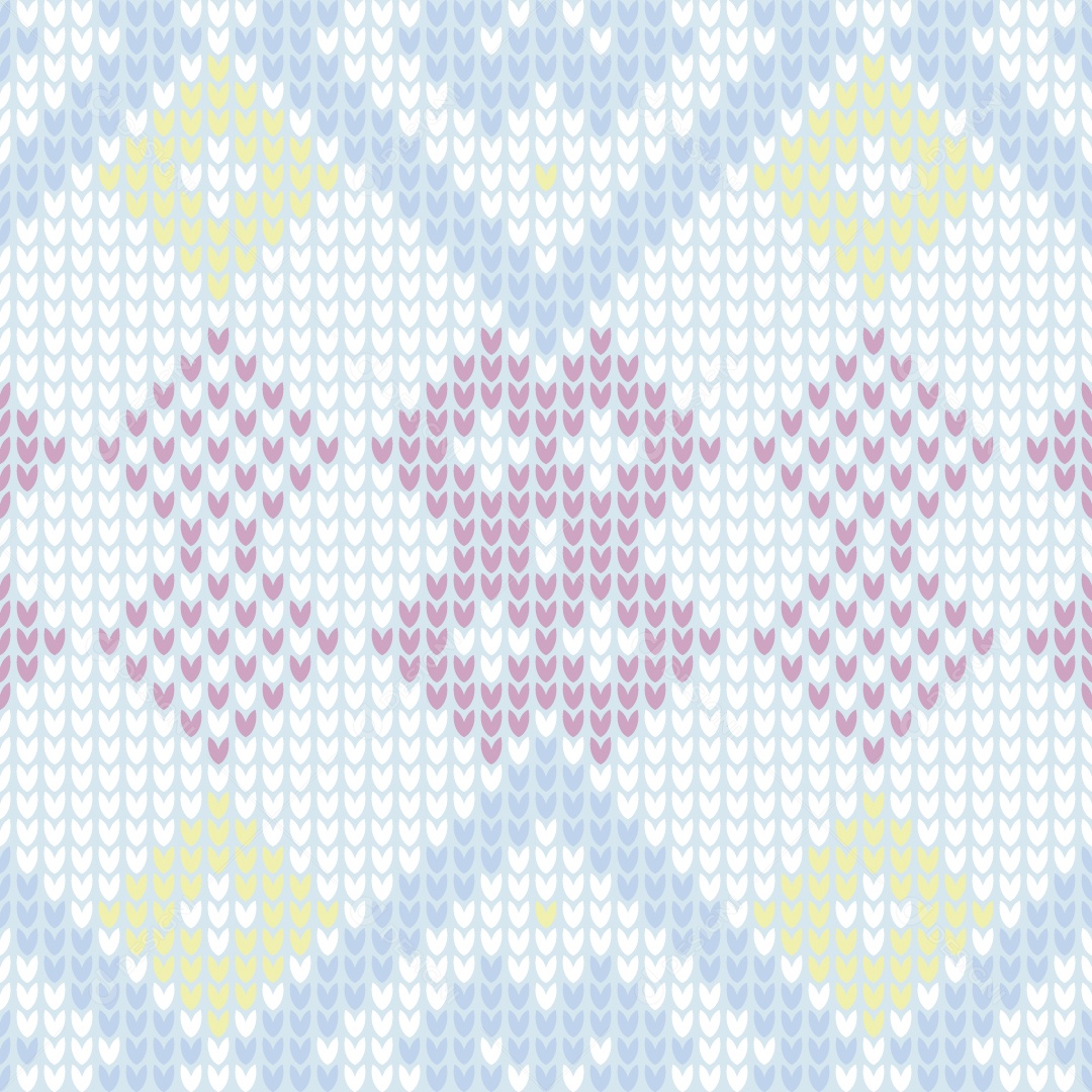 Ilustração de Padrões de Tricô Coloridos Vetor EPS