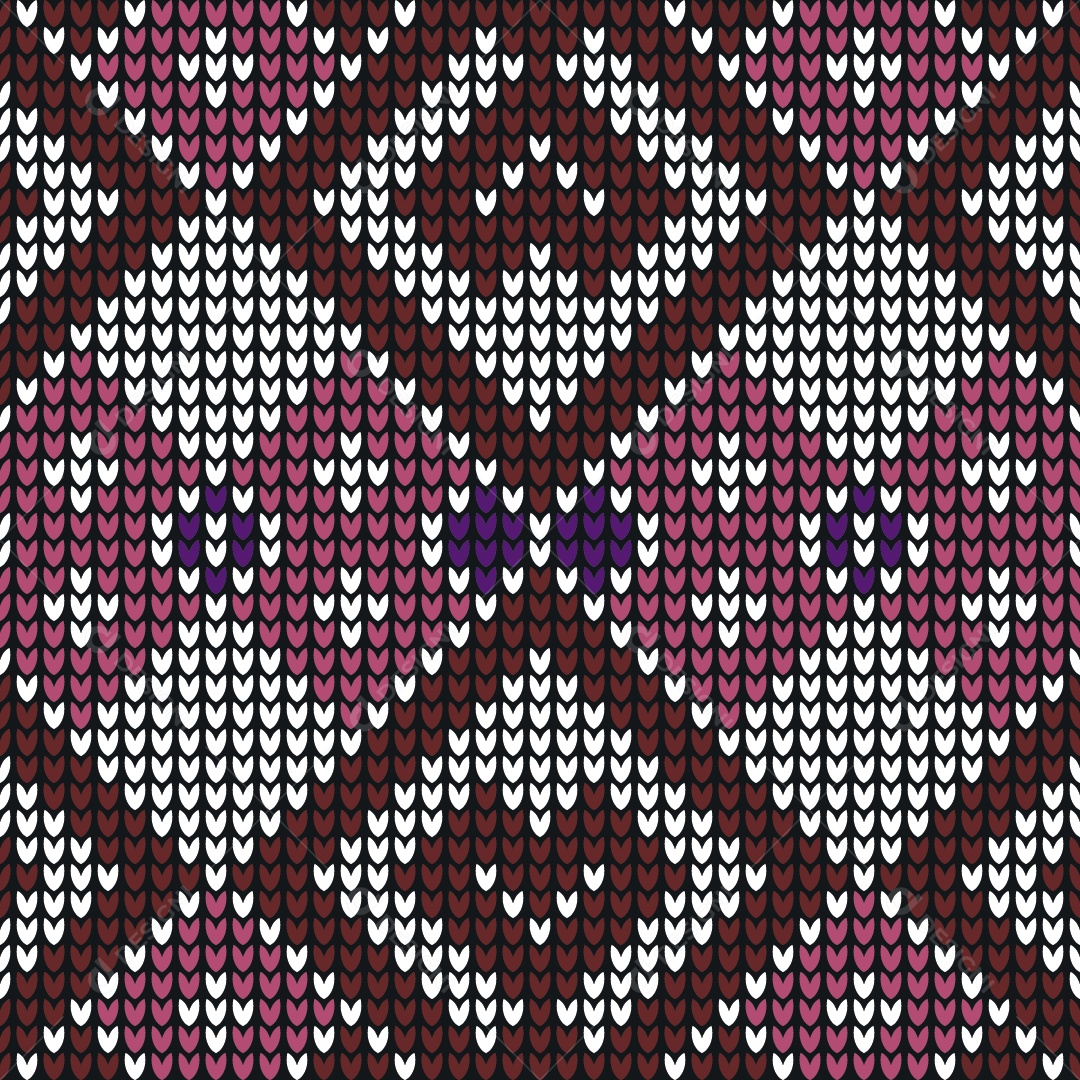 Ilustração de Padrões de Tricô Coloridos Vetor EPS