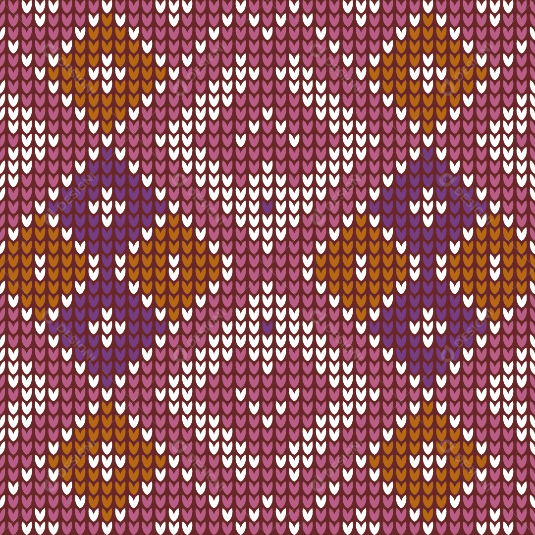 Ilustração de Padrões de Tricô Coloridos Vetor EPS