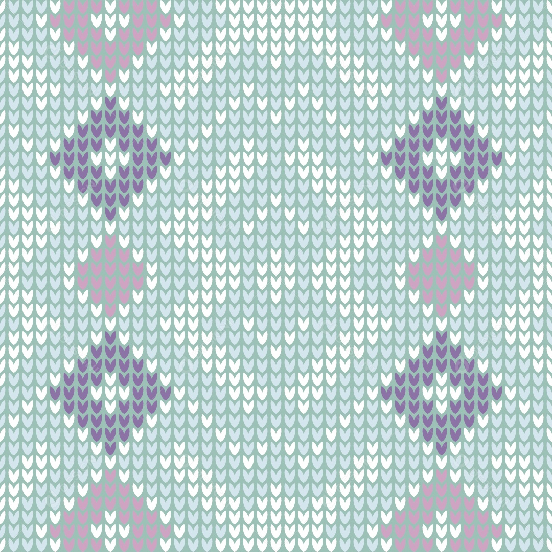 Ilustração de Padrões de Tricô Coloridos Vetor EPS