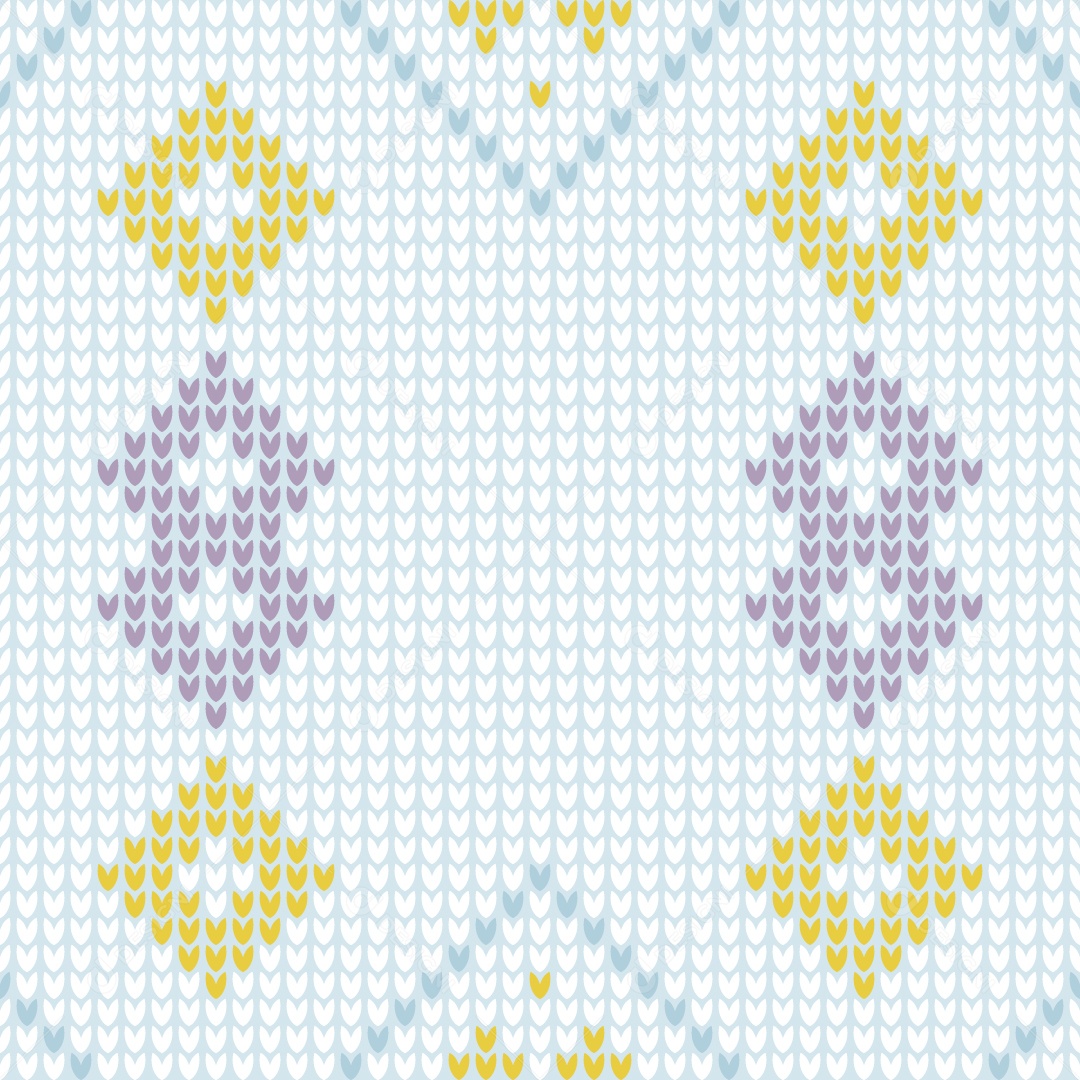 Ilustração de Padrões de Tricô Coloridos Vetor EPS