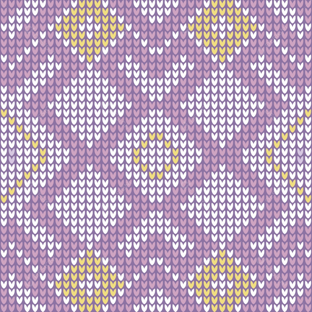 Ilustração de Padrões de Tricô Coloridos Vetor EPS