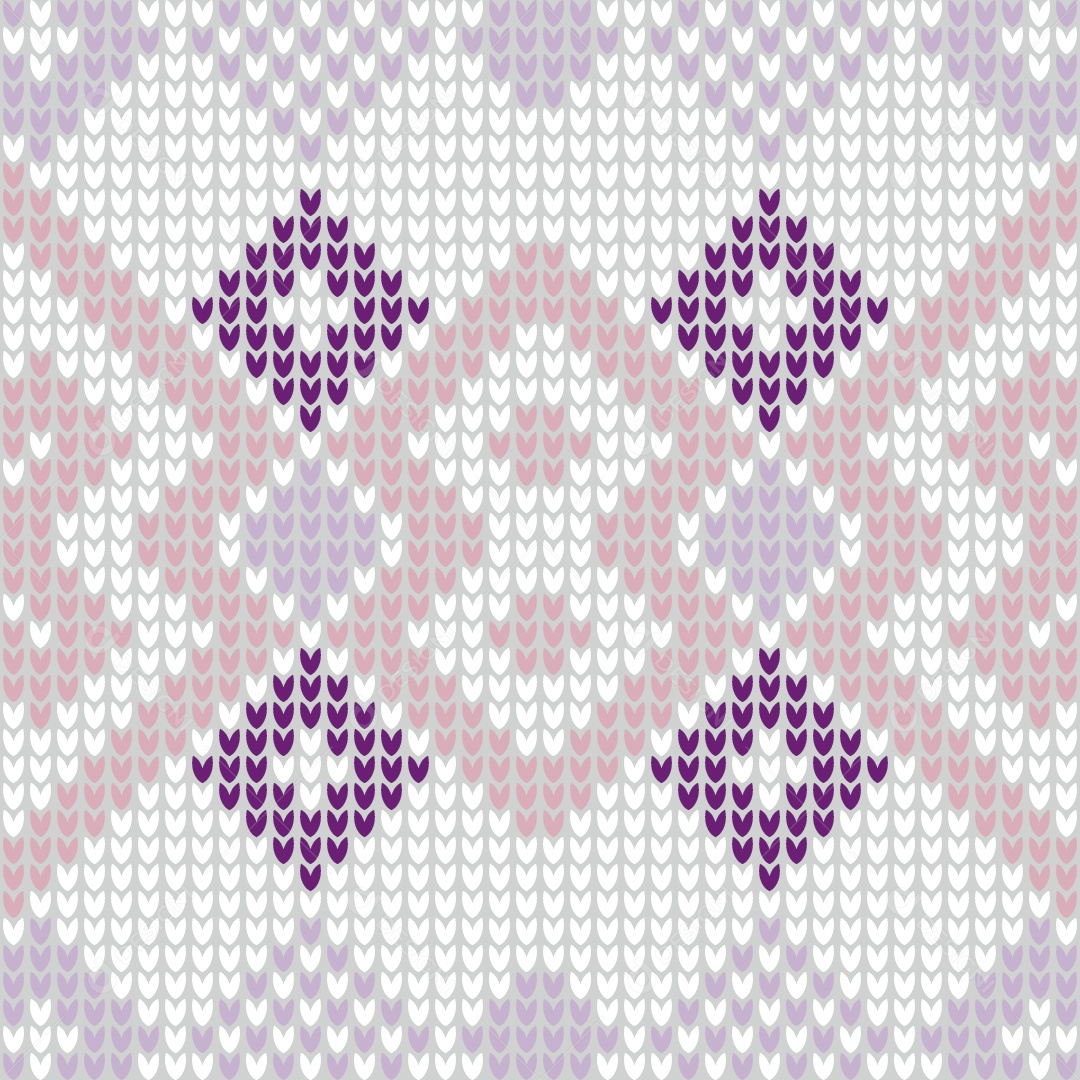 Ilustração de Padrões de Tricô Coloridos Vetor EPS