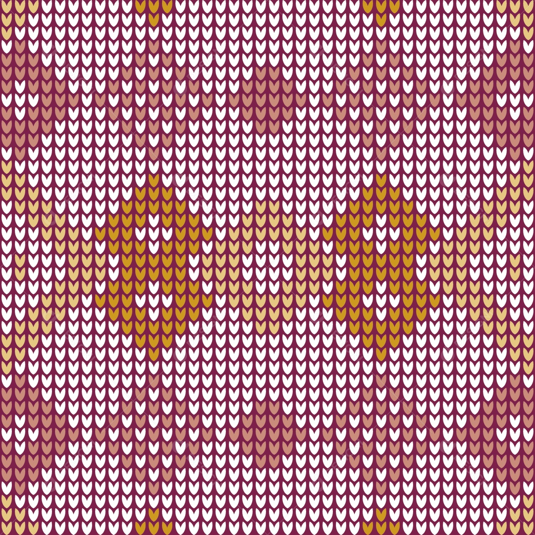 Ilustração de Padrões de Tricô Coloridos Vetor EPS