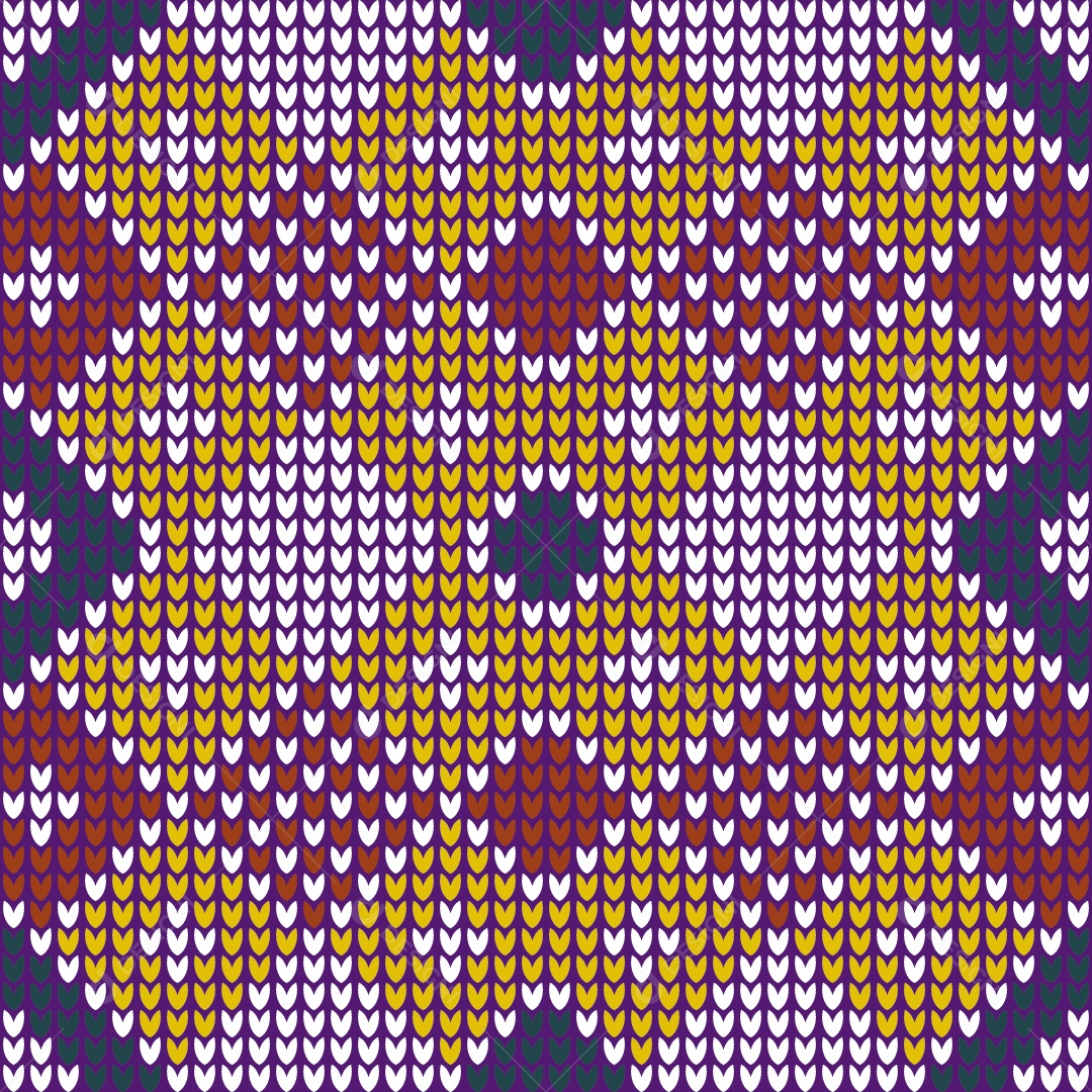 Ilustração de Padrões de Tricô Coloridos Vetor EPS