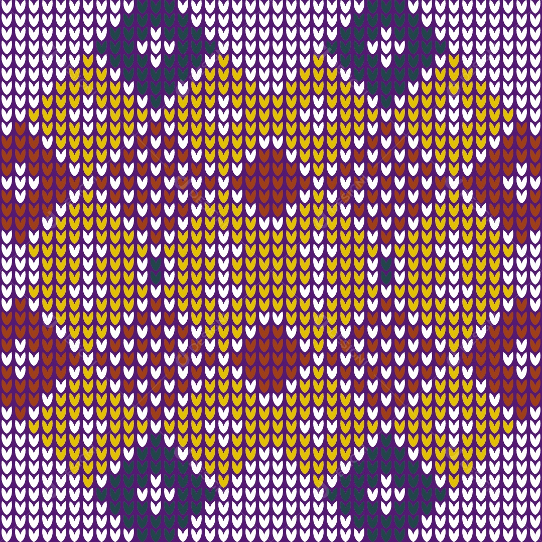 Ilustração de Padrões de Tricô Coloridos Vetor EPS