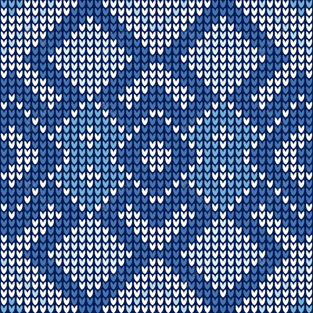 Ilustração de Padrões de Tricô Coloridos Vetor EPS