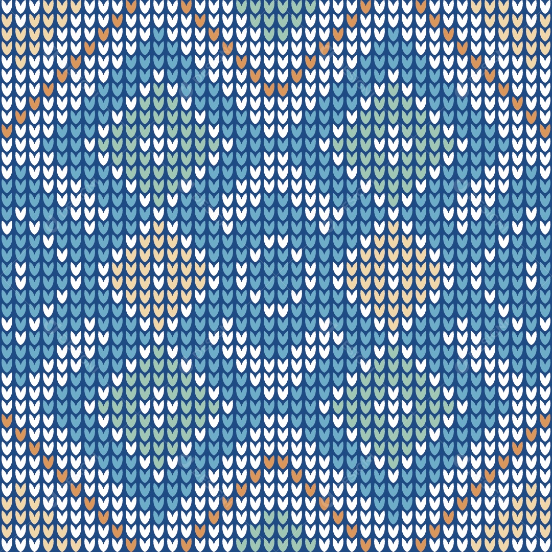 Ilustração de Padrões de Tricô Coloridos Vetor EPS