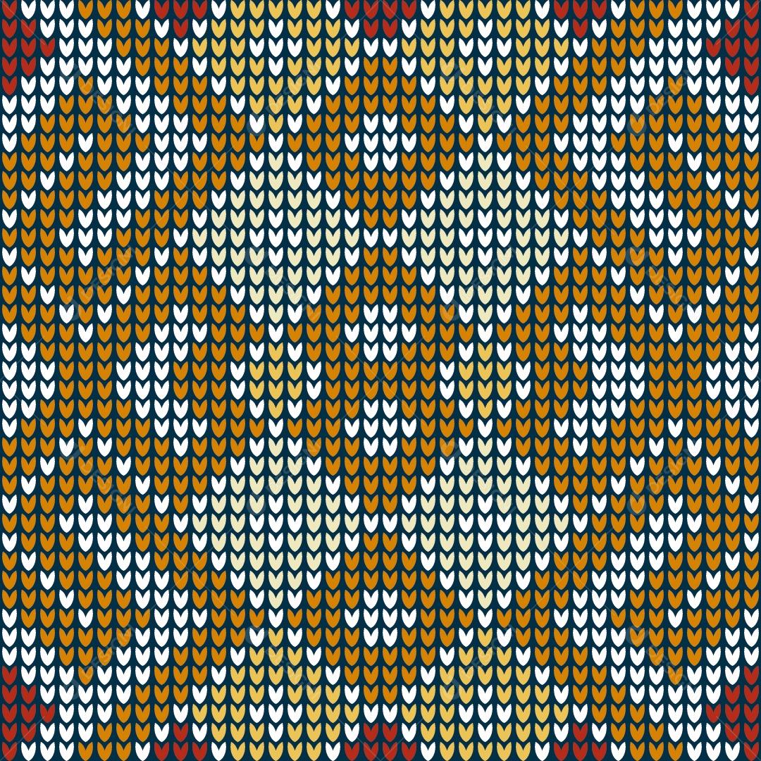 Ilustração de Padrões de Tricô Coloridos Vetor EPS