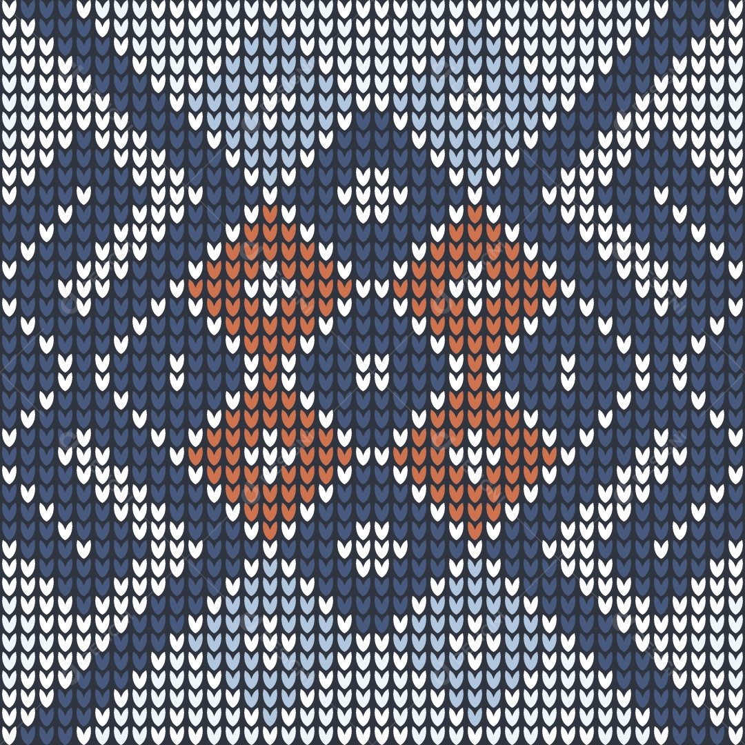 Ilustração de Padrões de Tricô Coloridos Vetor EPS