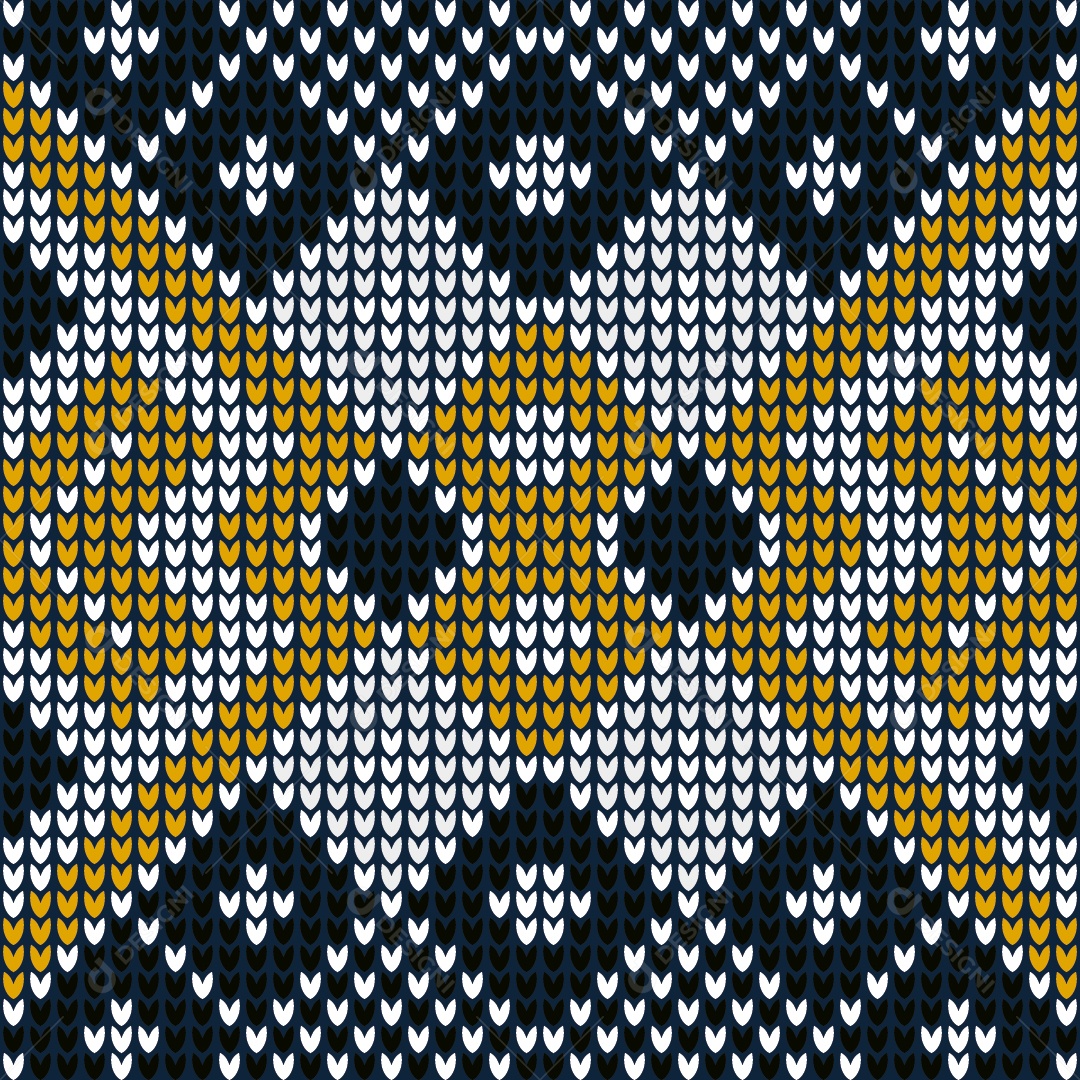 Ilustração de Padrões de Tricô Coloridos Vetor EPS