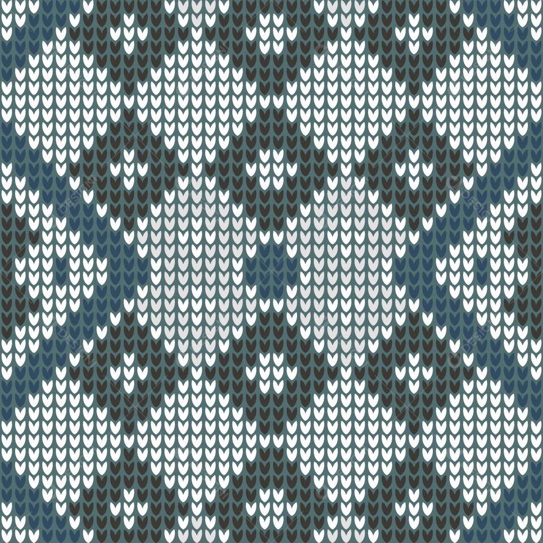 Ilustração de Padrões de Tricô Coloridos Vetor EPS