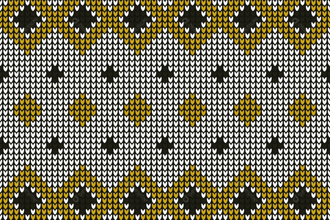 Ilustração de Padrões de Tricô Coloridos Vetor EPS