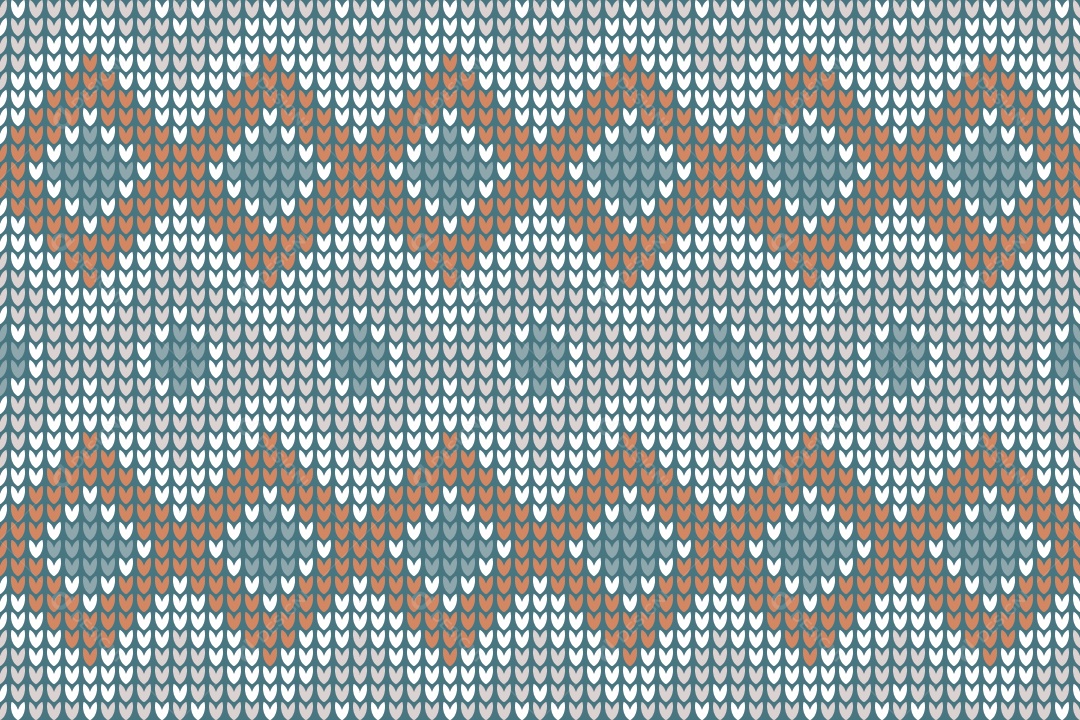 Ilustração de Padrões de Tricô Coloridos Vetor EPS