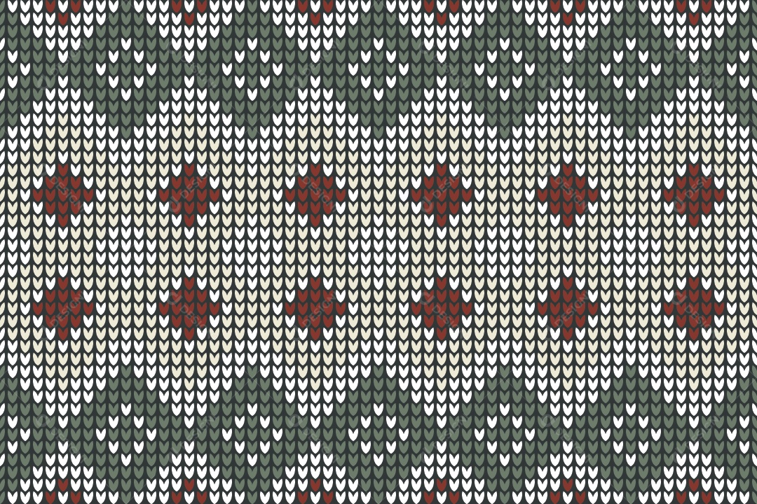 Ilustração de Padrões de Tricô Coloridos Vetor EPS