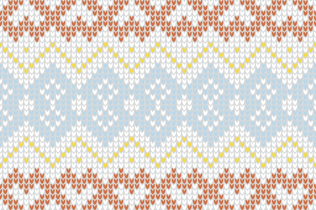 Ilustração de Padrões de Tricô Coloridos Vetor EPS