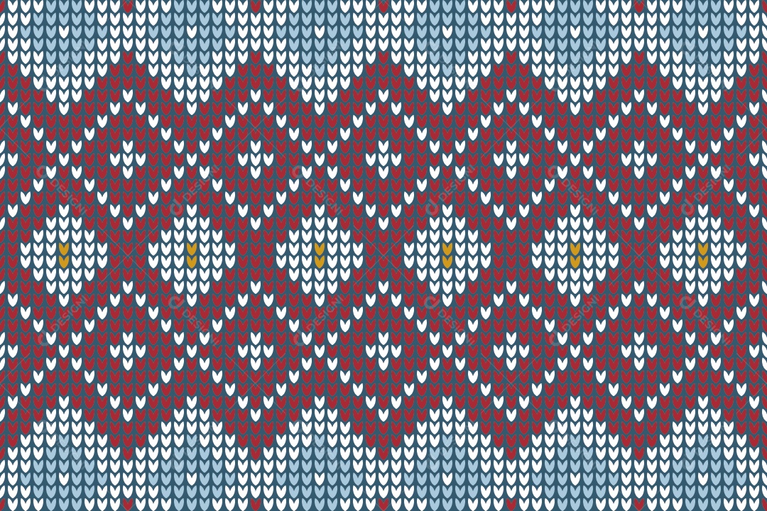 Ilustração de Padrões de Tricô Coloridos Vetor EPS