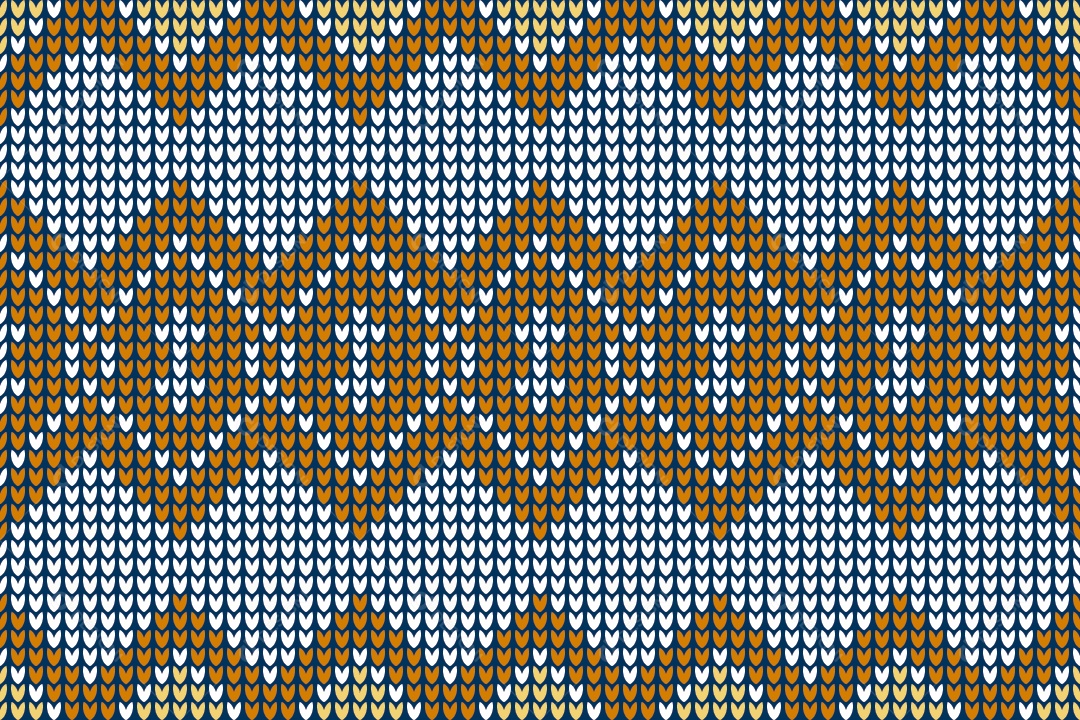 Ilustração de Padrões de Tricô Coloridos Vetor EPS