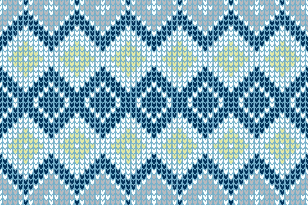 Ilustração de Padrões de Tricô Coloridos Vetor EPS