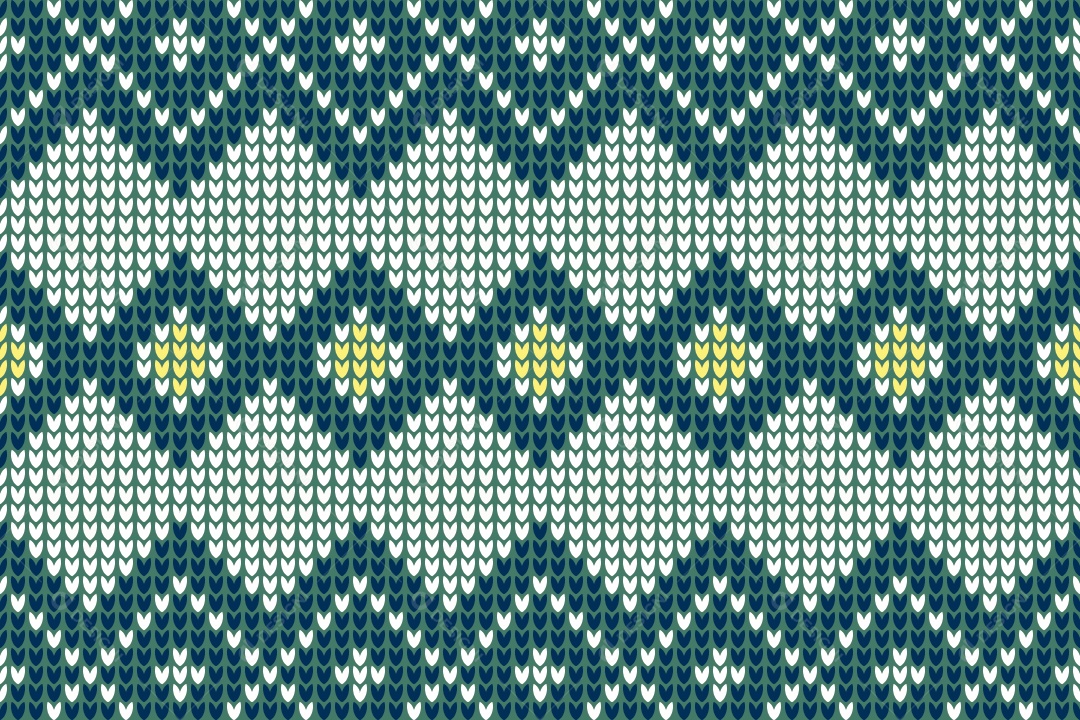 Ilustração de Padrões de Tricô Coloridos Vetor EPS