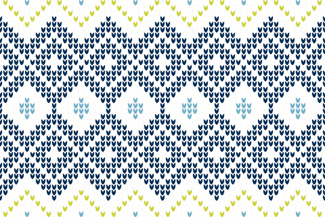 Ilustração de Padrões de Tricô Coloridos Vetor EPS