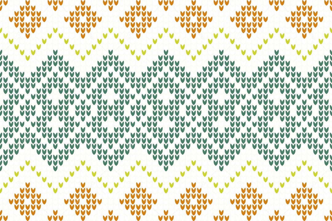 Ilustração de Padrões de Tricô Coloridos Vetor EPS