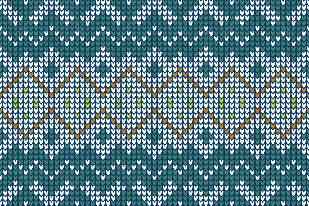 Ilustração de Padrões de Tricô Coloridos Vetor EPS