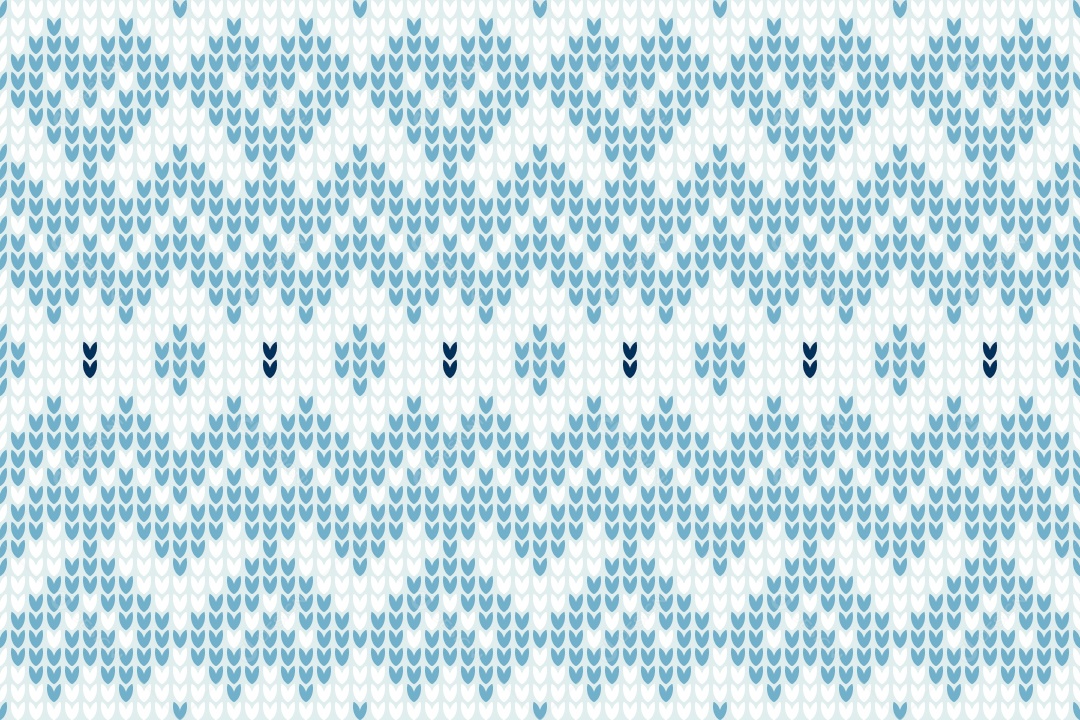 Ilustração de Padrões de Tricô Azul Vetor EPS